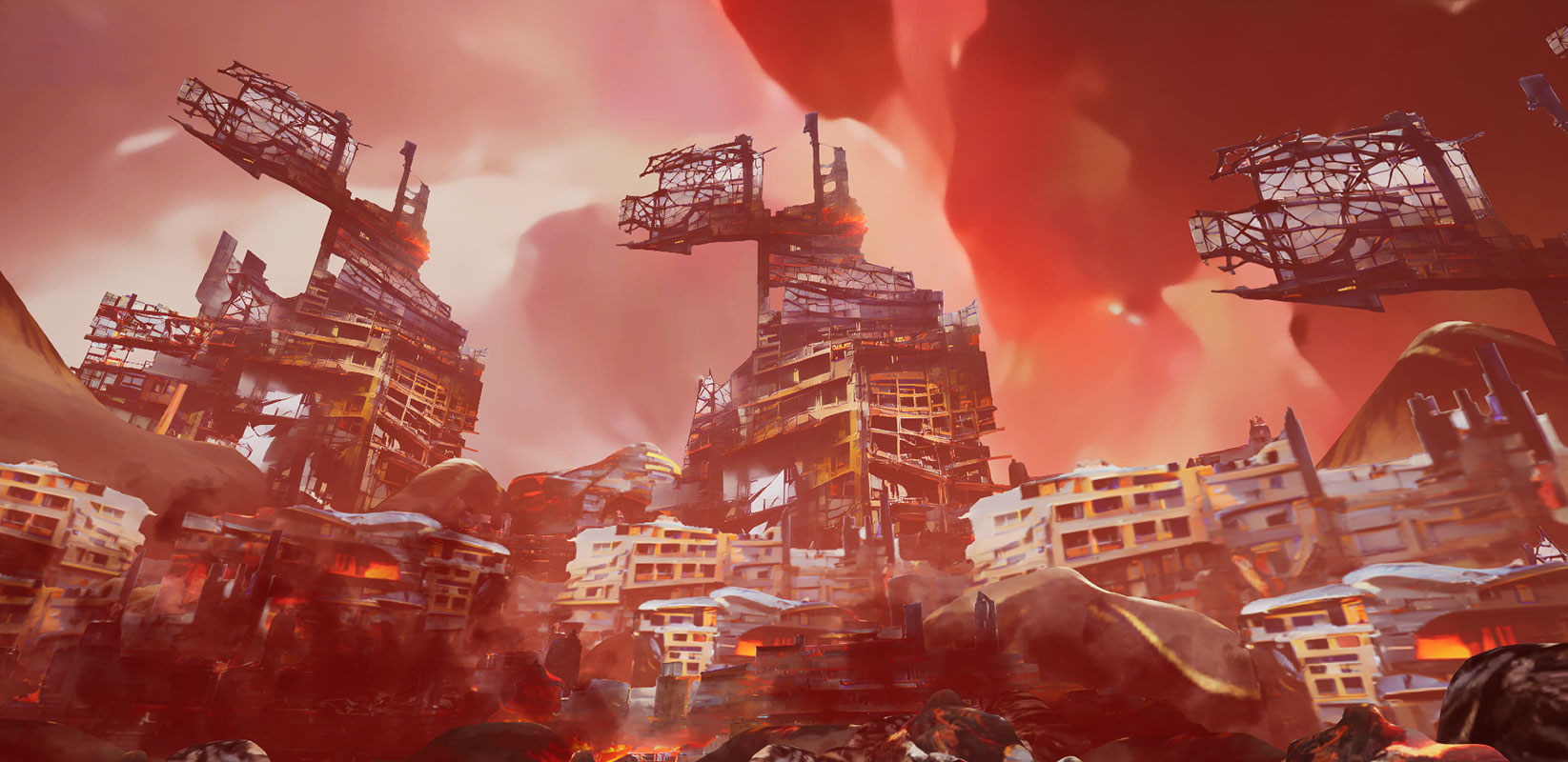 Out of the Ordinary – Apocalypse landscape – image created with Artificial Intelligence (AI) visualisation techniques